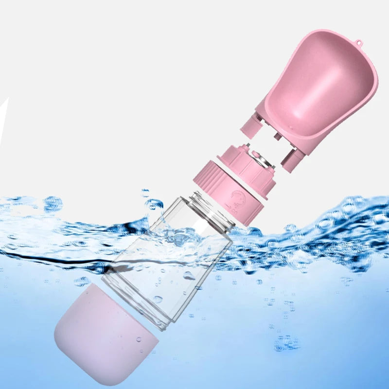2-in-1 Portable Pet Hydration & Feeding Bottle - Perfect for Dogs, Cats, and Outdoor Adventures!