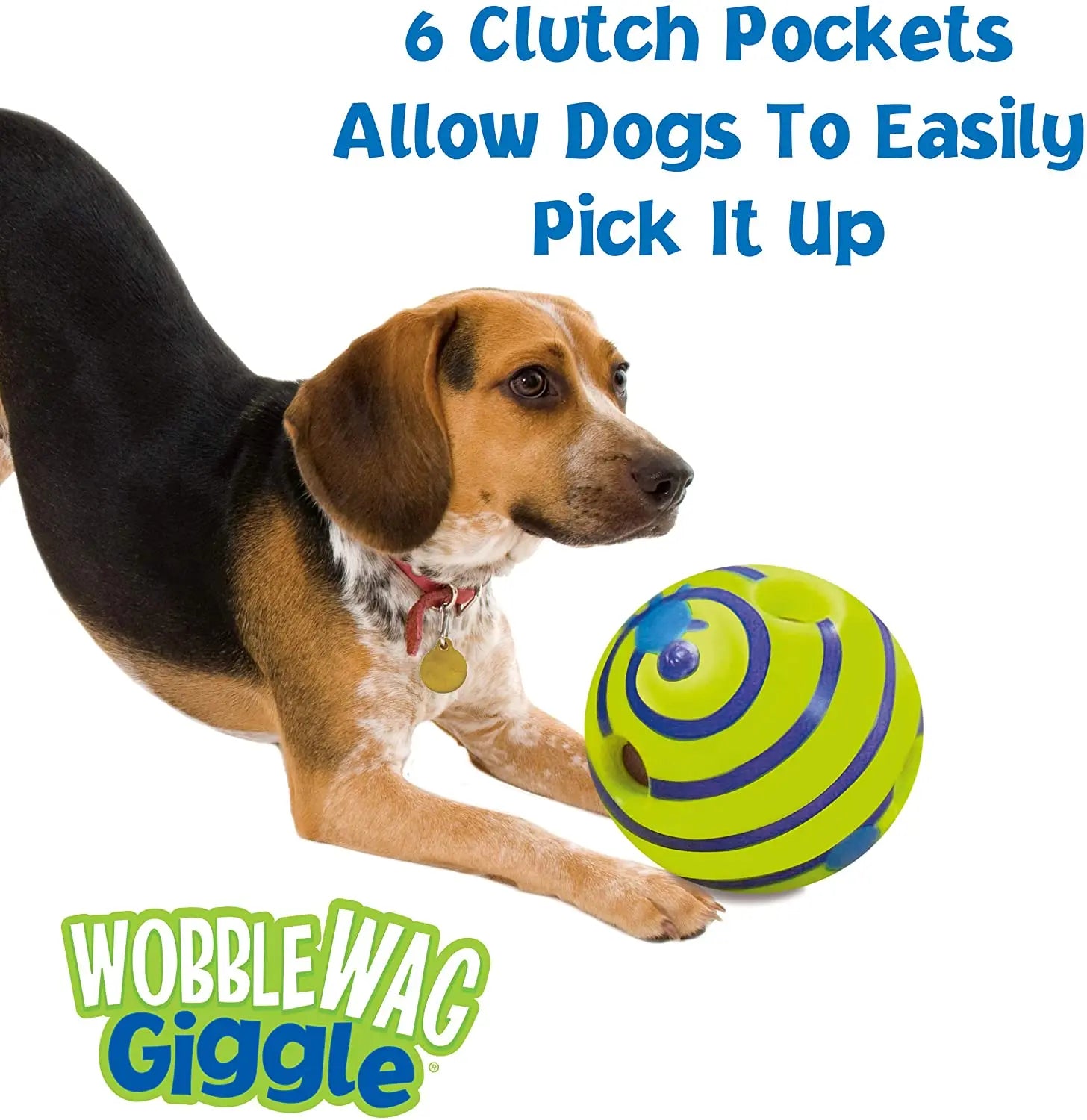 Wobble Wag Giggle Ball – Interactive Dog Toy for All Sizes with Noisemaker