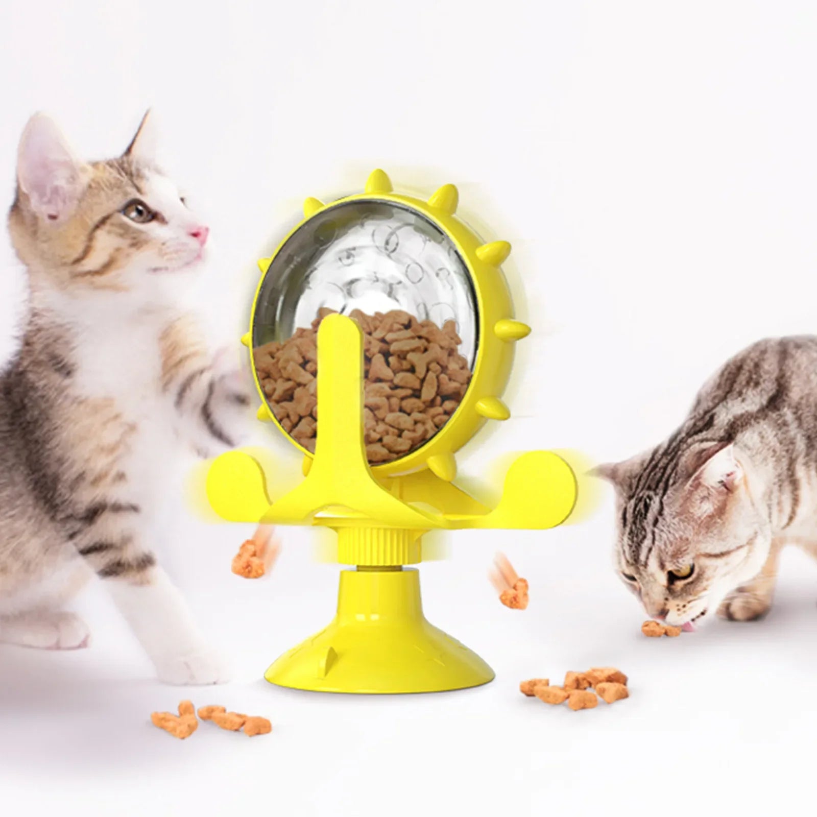 Interactive Treat Dispensing Toy for Small Dogs - Slow Feeder & Fun Dog Wheel Ball