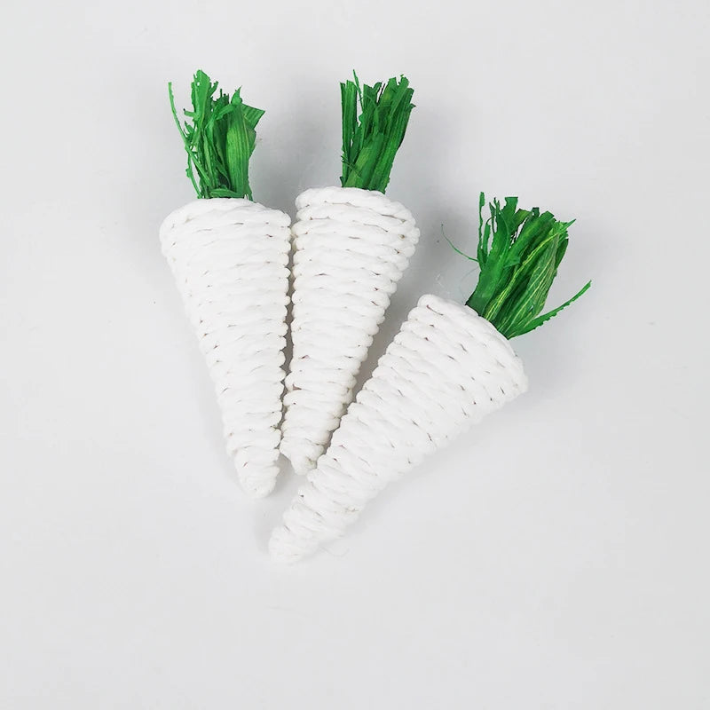 Corn Carrot Tooth Cleaning Radish Hamster Rabbit Chew Toy