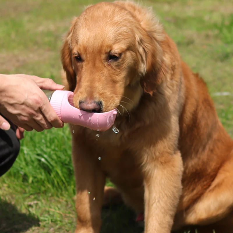 2-in-1 Portable Pet Hydration & Feeding Bottle - Perfect for Dogs, Cats, and Outdoor Adventures!