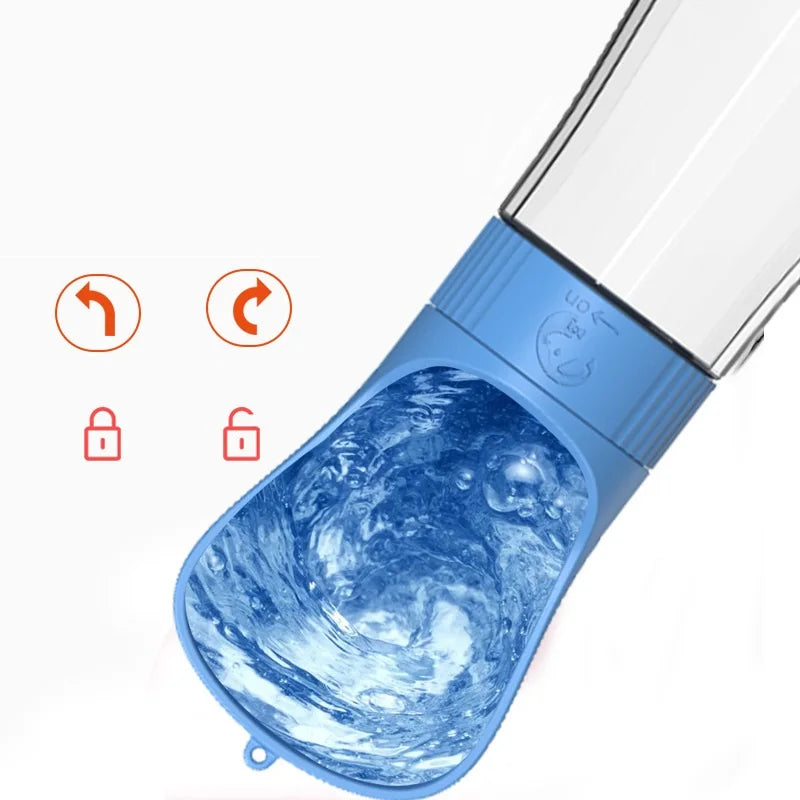 2-in-1 Portable Pet Hydration & Feeding Bottle - Perfect for Dogs, Cats, and Outdoor Adventures!