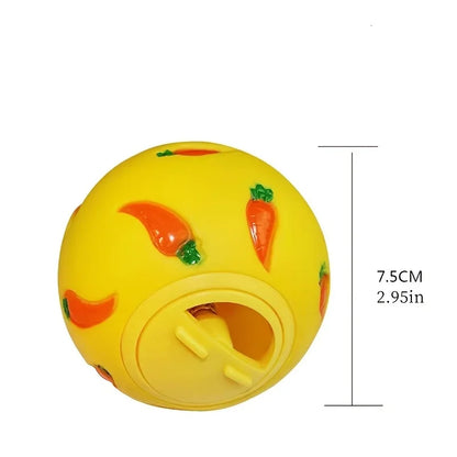 Bite Resistant Slow Feeder Interactive Toy Ball