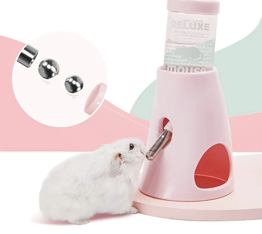 Leak-proof Double Ball Hamster Automatic Water Dispenser