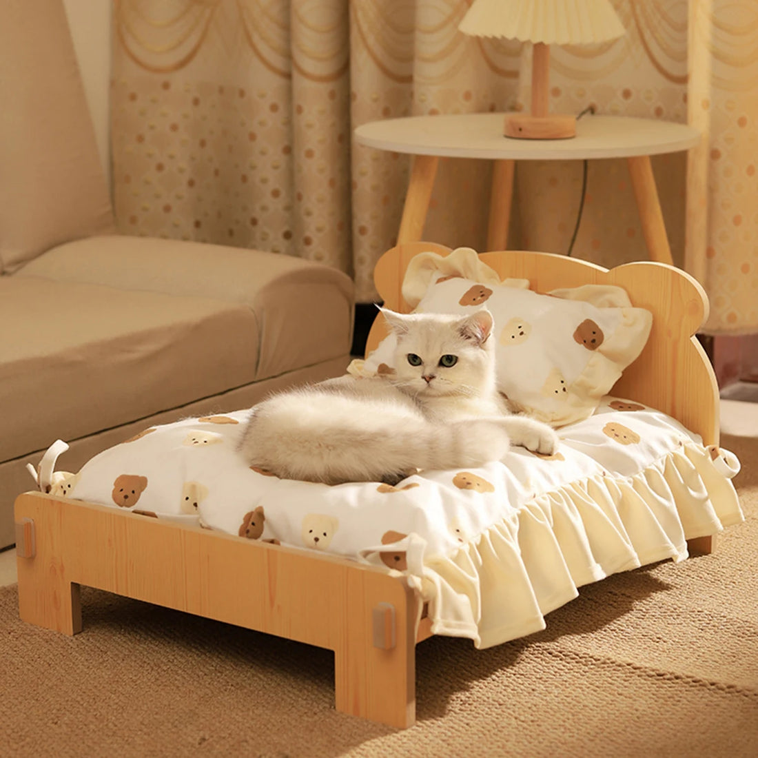 Wooden Pet Bed