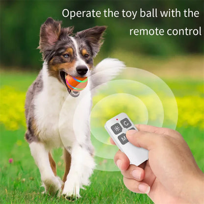 Remote-Controlled Pet Chase Ball – Interactive Toy for Cats and Dogs with Multiple Play Modes