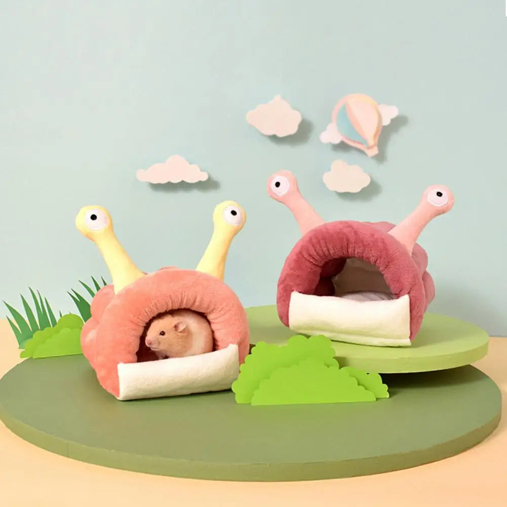 Snail Shape Thickened Cozy Hamster Sleeping House